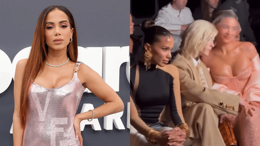 Anitta sentou ao lado de Selma Blair