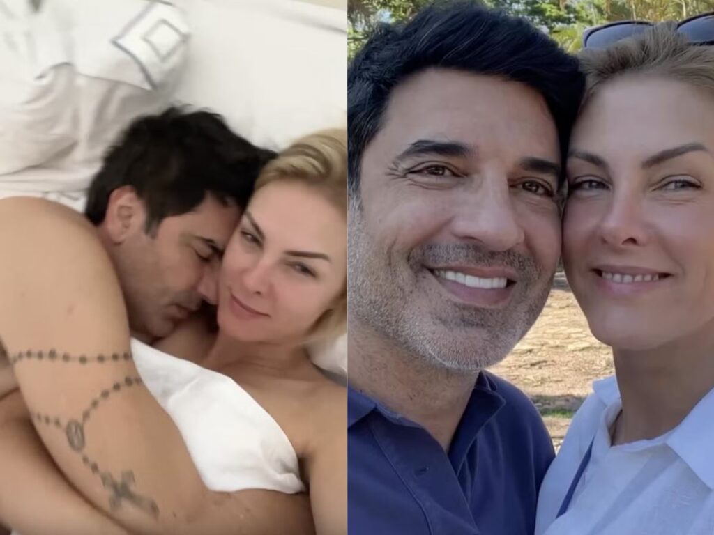 Só de lençol, Ana Hickmann posta vídeo na cama com Edu Guedes: assista