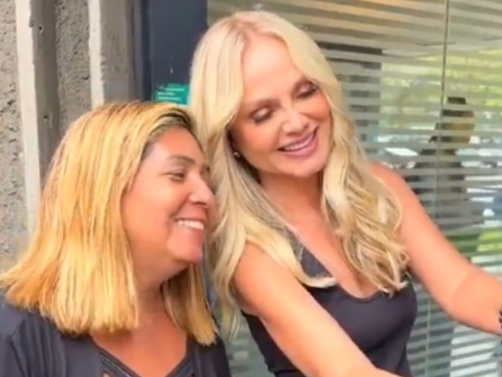 VÍDEO: Em primeiro dia na Globo, Eliana tira foto com fãs