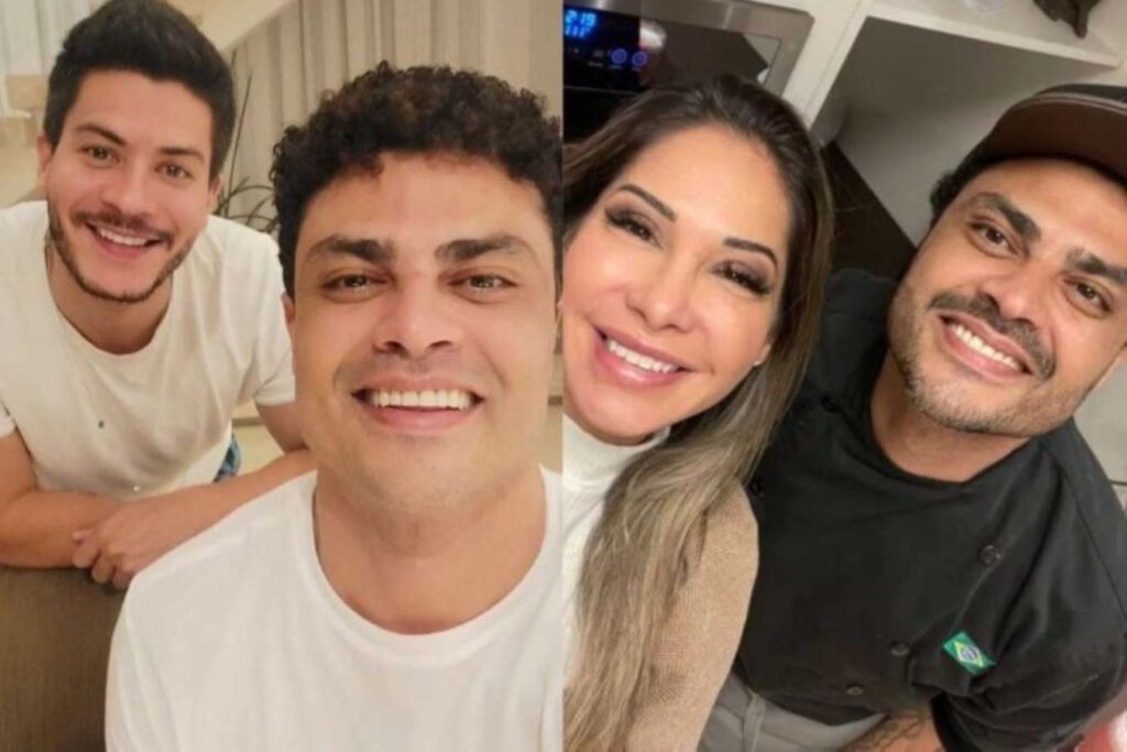Cleitom Martins, Arthur Aguiar e Maíra Cardi