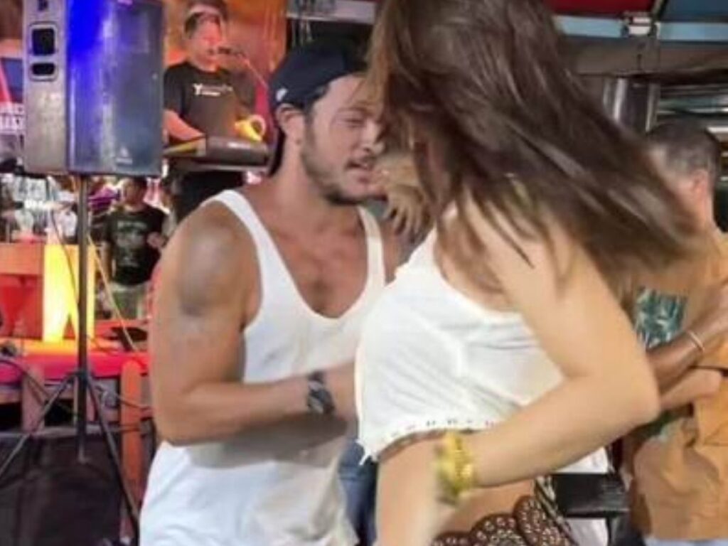 Vídeo: Rafa Kalimann dança forró coladinha com namorado em feira no Rio