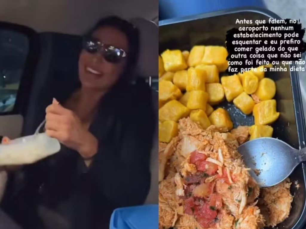 Gracyanne come marmita congelada e ovo estragado para não fugir da dieta