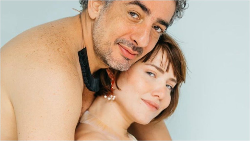 A atriz Letícia Colin, 34, e o apresentador Michel Melamed, 48