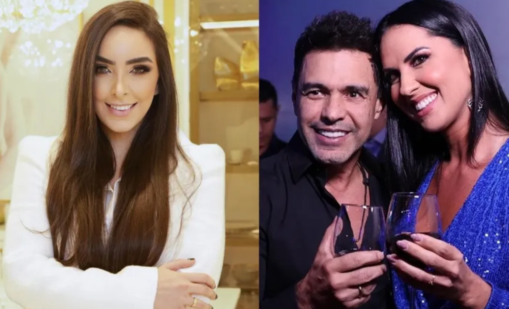 Amabylle Eiroa, Zezé Di Camargo E Graciele Lacerda (foto Reprodução Redes Sociais)