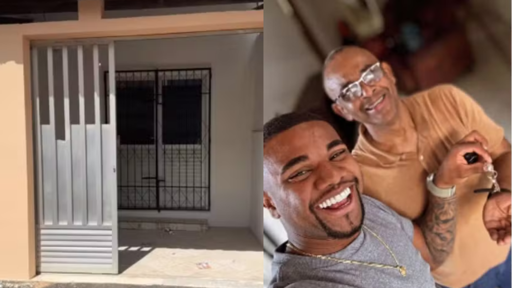 Davi Brito E Seu Pai (foto Reprodução Redes Sociais)