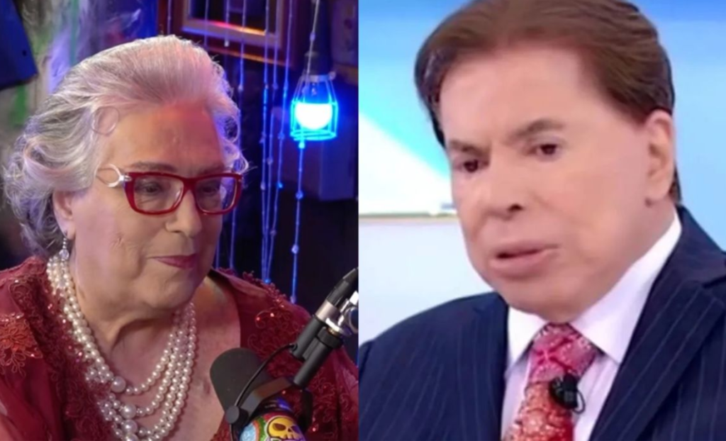 Mamma Bruschetta E Silvio Santos (foto Reprodução Redes Sociais)