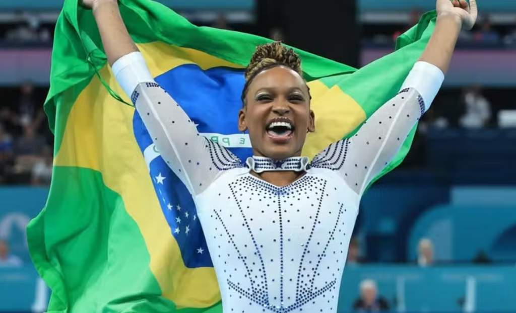 Rebeca Andrade (foto Reprodução Redes Sociais)