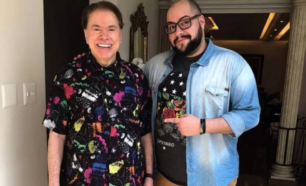 Silvio Santos E Tiago Abravanel (foto Reprodução Redes Sociais)