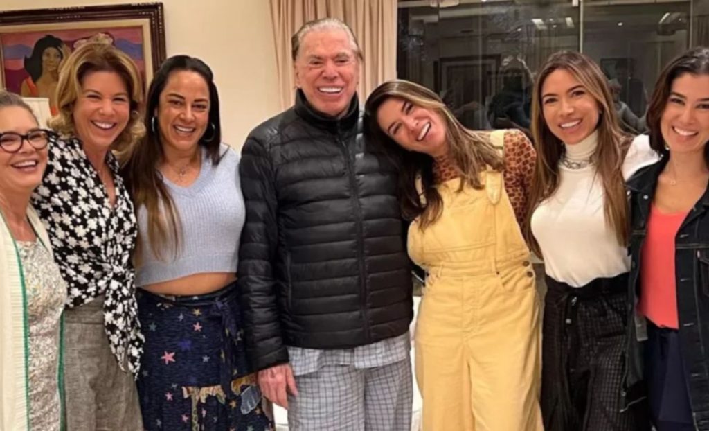 Silvio Santos E Suas Filhas (foto Reprodução Redes Sociais)