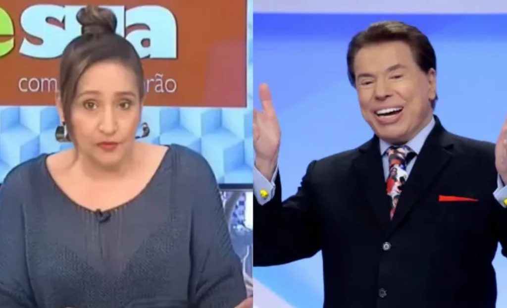 Sonia Abrão E Silvio Santos (foto Reprodução Rede Tv E Sbt)