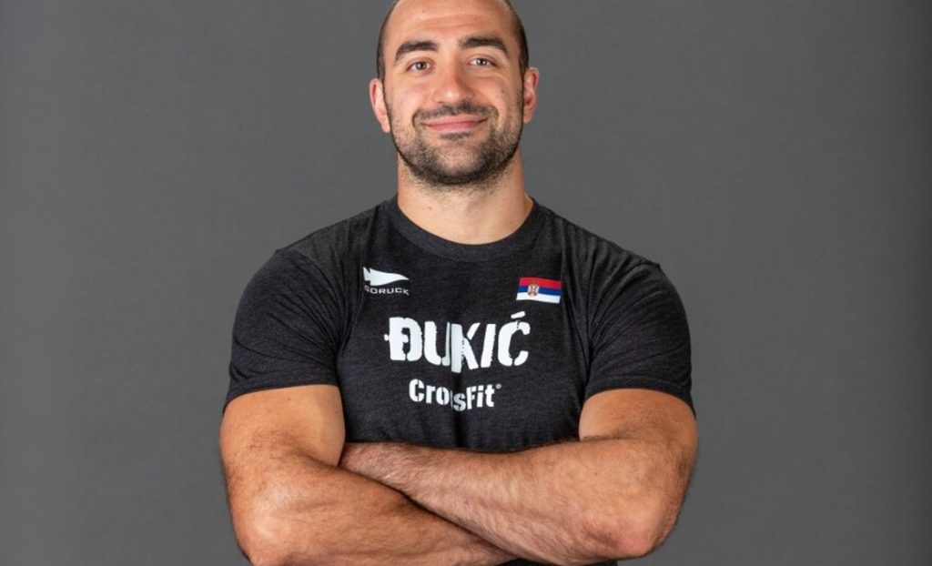 O atleta Lazar Dukić