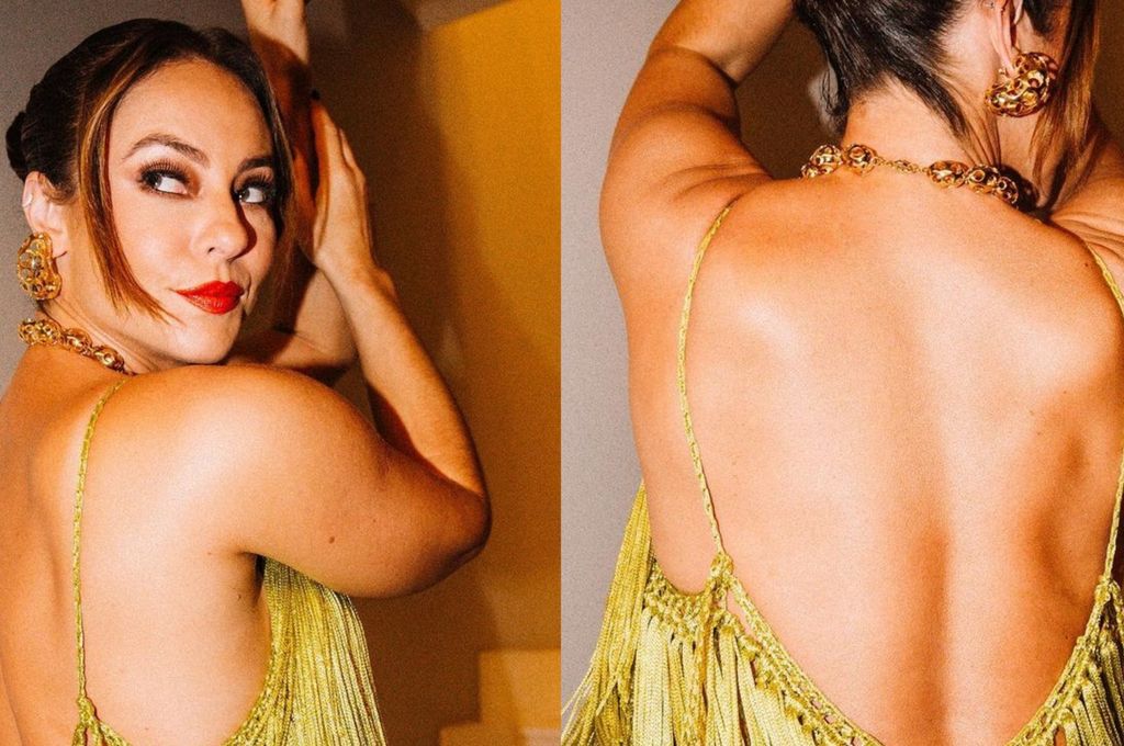 Paolla Oliveira Vestido Franjas(1)