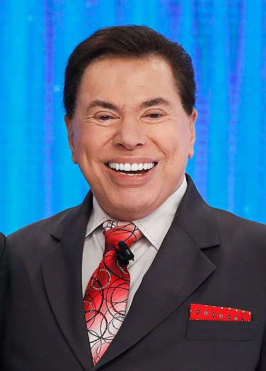 retrato em cores realizado durante programa Silvio Santos