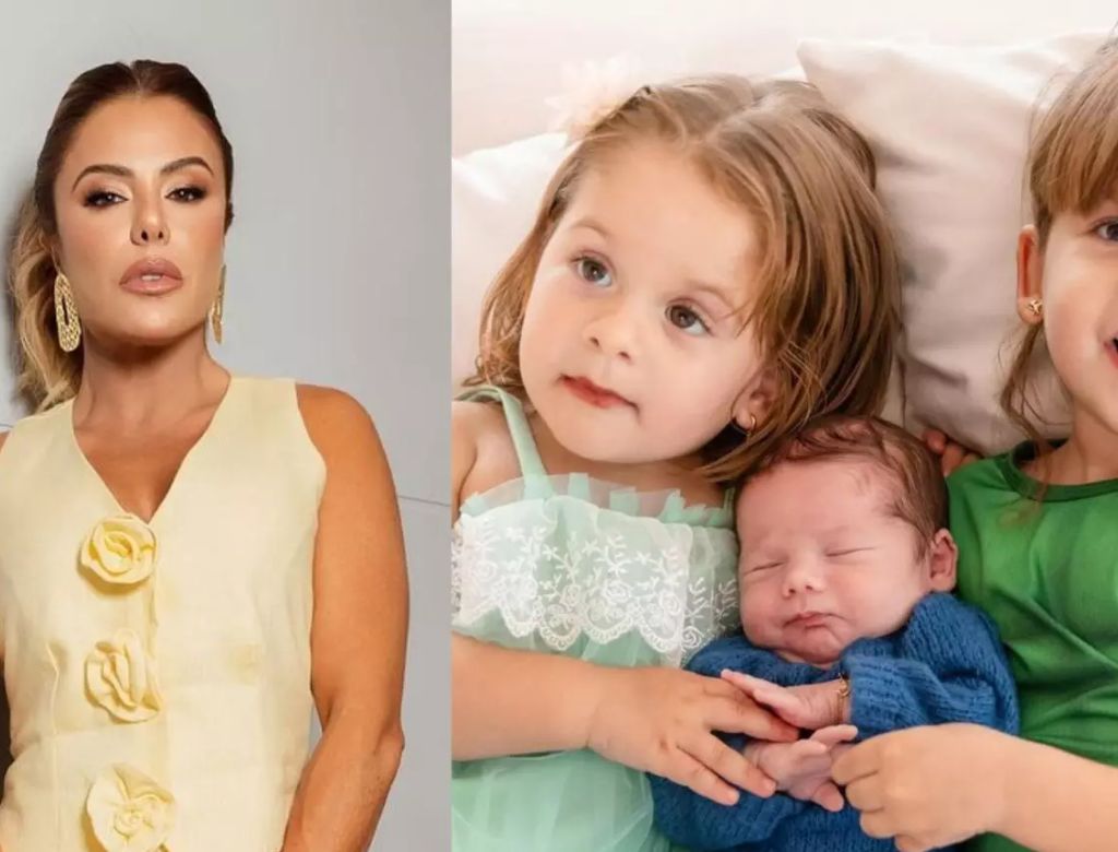 Poliana Rocha E Netos (foto Reprodução Redes Sociais) (2)