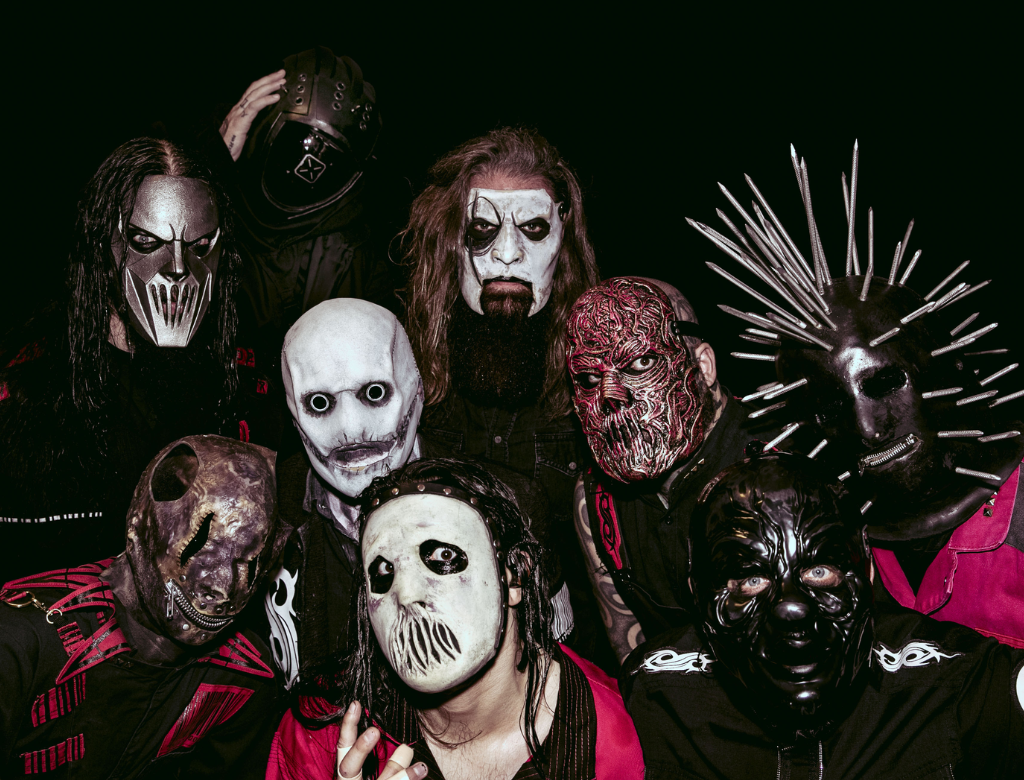 Integrantes do Slipknot (foto Reprodução Redes Sociais)