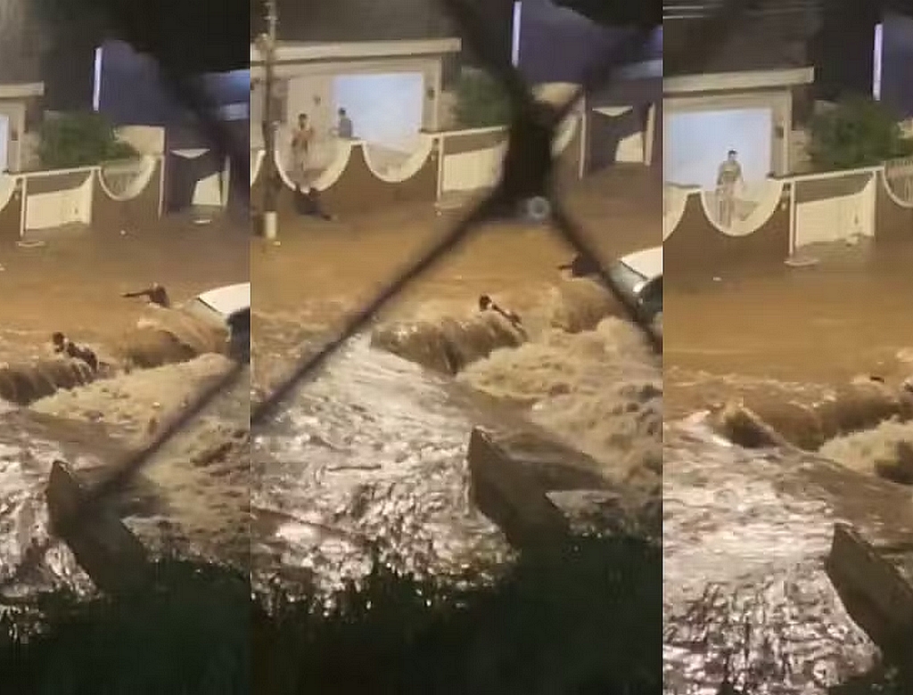 Jovem Desaparece Em Enxurrada (foto Reprodução Redes Sociais)