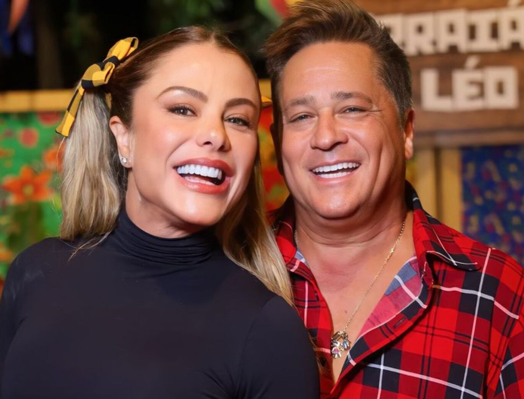 Poliana Rocha E Leonardo (foto Reprodução Redes Sociais)