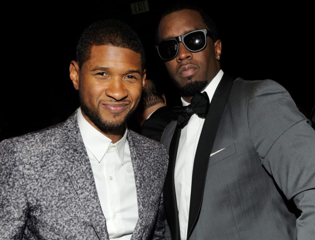Usher E Diddy (foto Reprodução Redes Sociais)