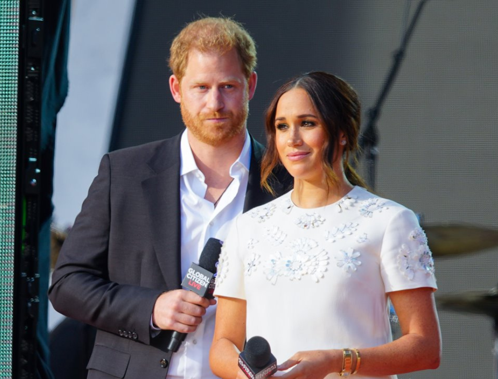 Meghan Markle e Harry (Foto: Reprodução/Redes Sociais)