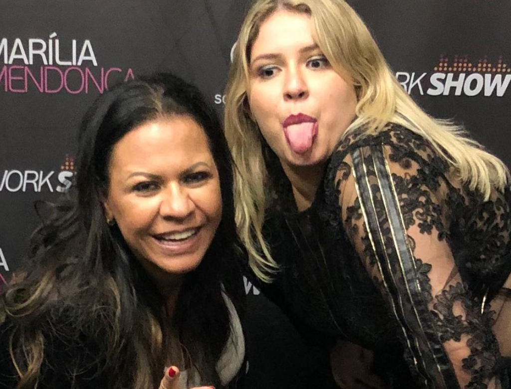 Dona Ruth E Marília Mendonça (foto Reprodução Redes Sociais)