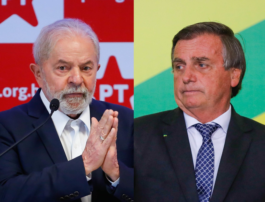 Lula E Bolsonaro (foto Reprodução Redes Sociais)
