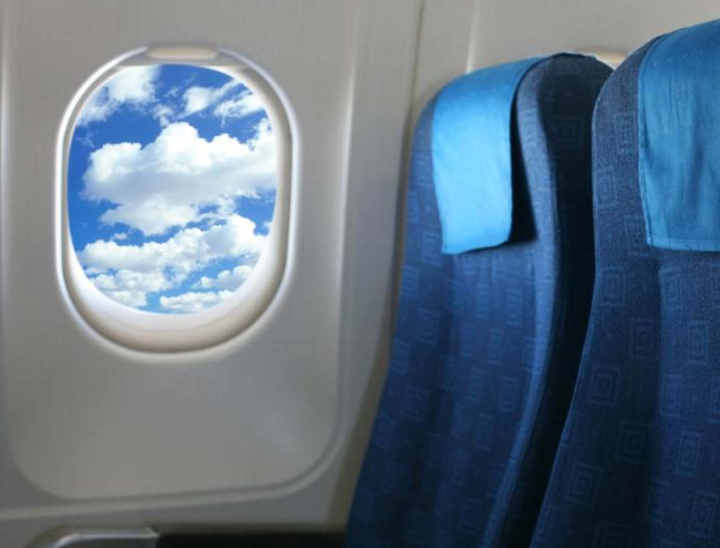 Janela do avião (Foto Reprodução Redes Sociais)