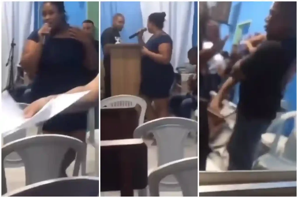 Mulher Anuncia No Culto Que Esta Sendo Traida @reproducao 1024x680