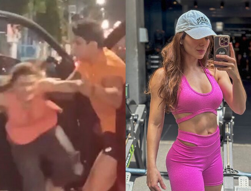 Mulher Que Esteve Pendurada Em Carro (foto Reprodução Redes Sociais)