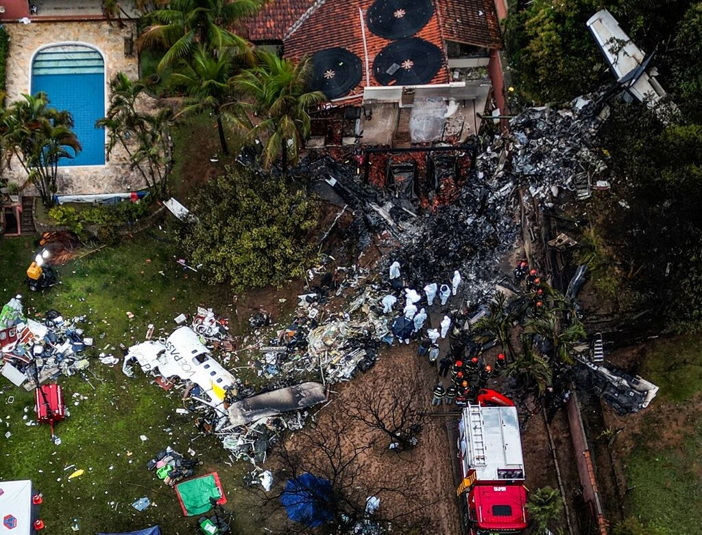 Queda De Avião Em Vinhedo (foto Reprodução Redes Sociais)