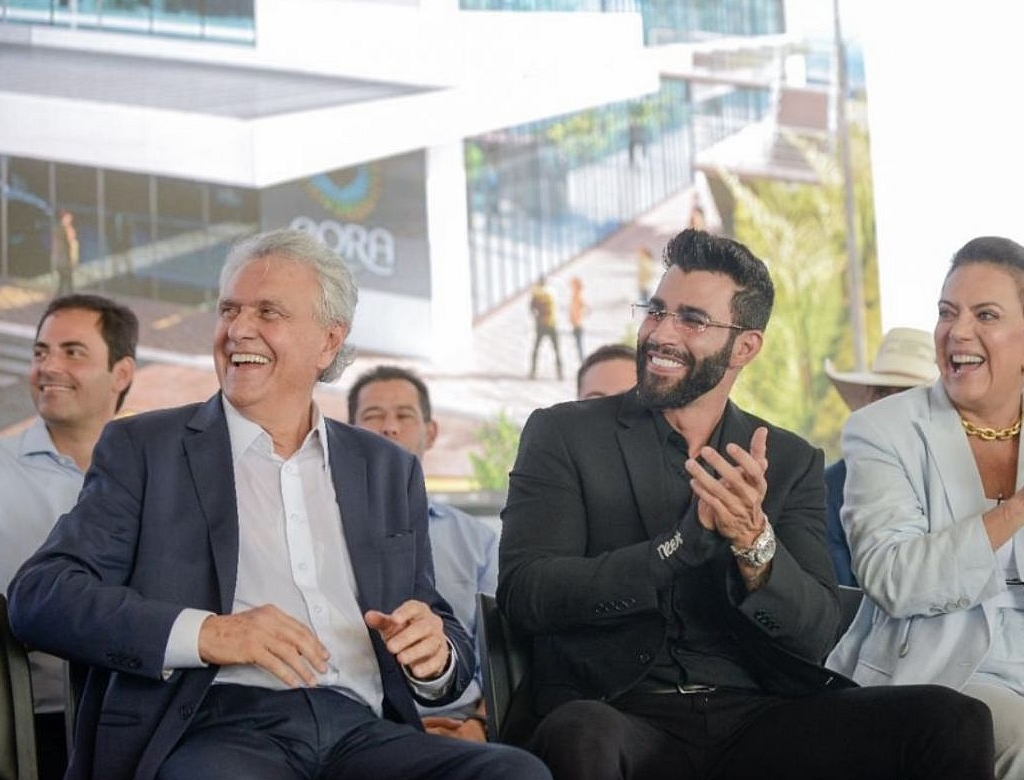 Caiado E Gusttavo Lima (foto Reprodução Redes Sociais)