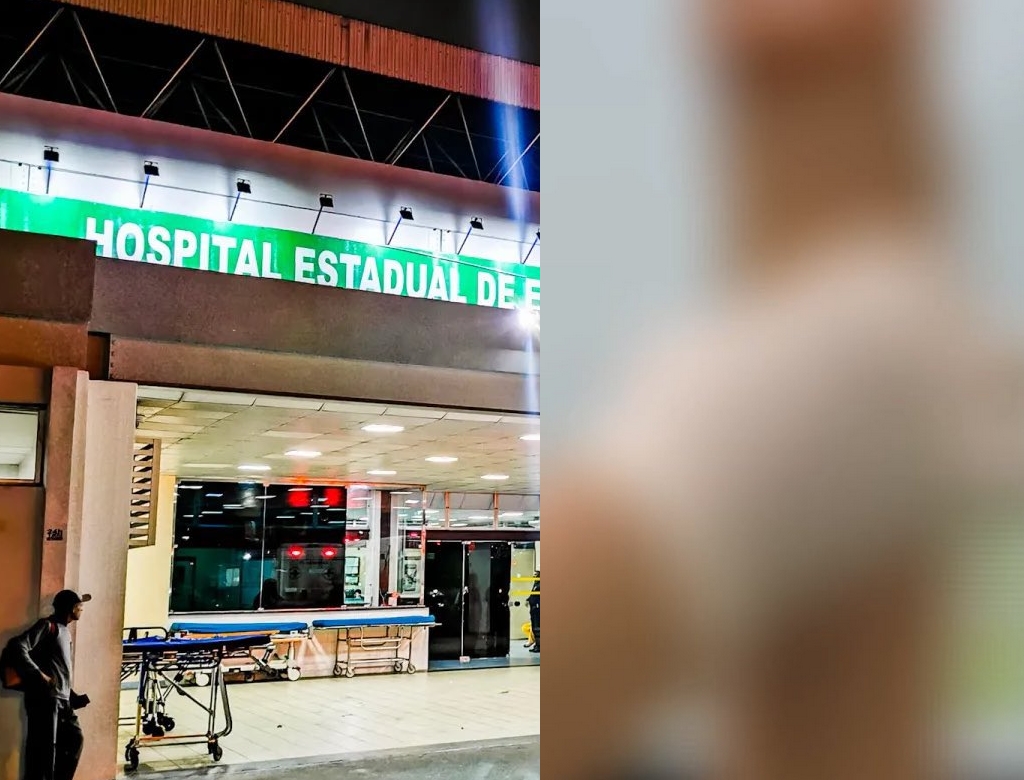 Homem Internado (foto Reprodução Redes Sociais)
