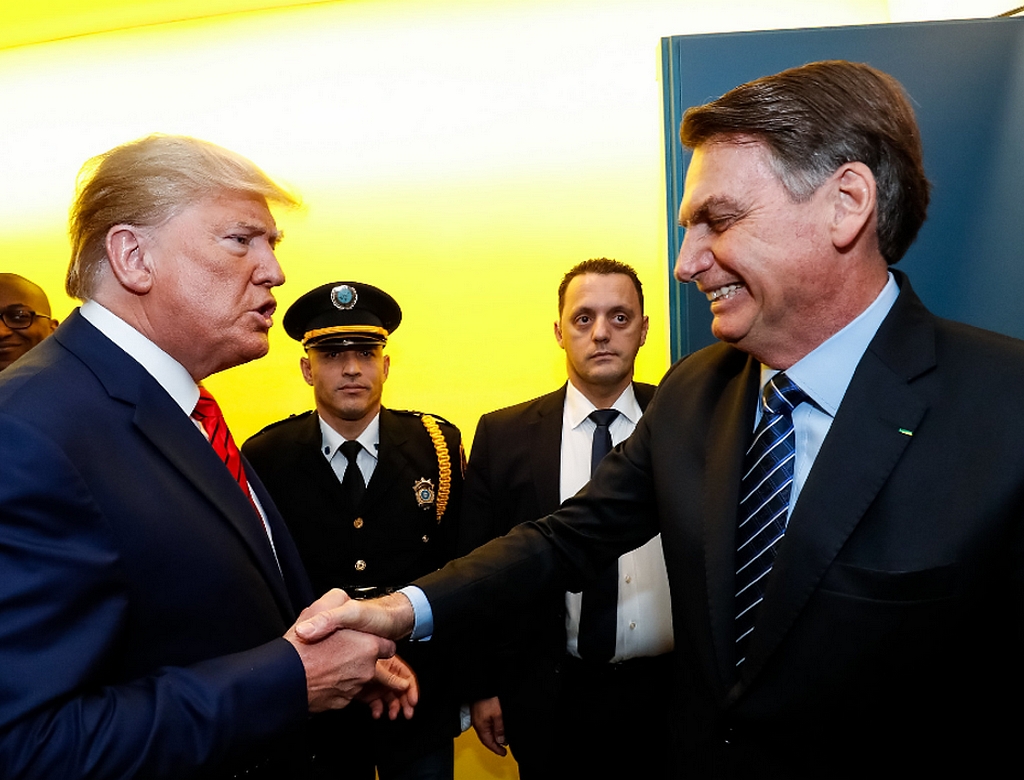 Trump E Bolsonaro (foto Reprodução Redes Sociais)