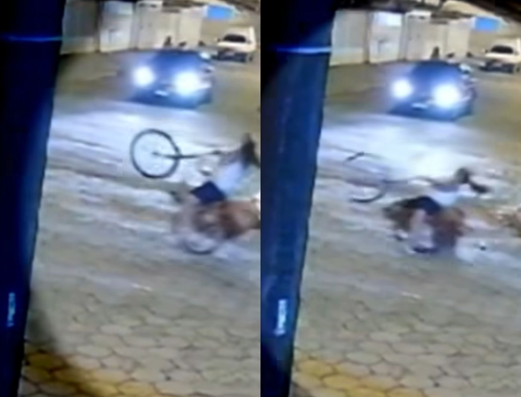 Idosa é Arremessada Pro Alto Após Ficar Presa Em Fio (foto Reprodução Redes Sociais)