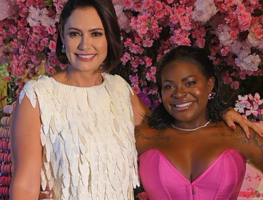Michelle Bolsonaro E Jojo Todynho (foto Reprodução Redes Sociais)