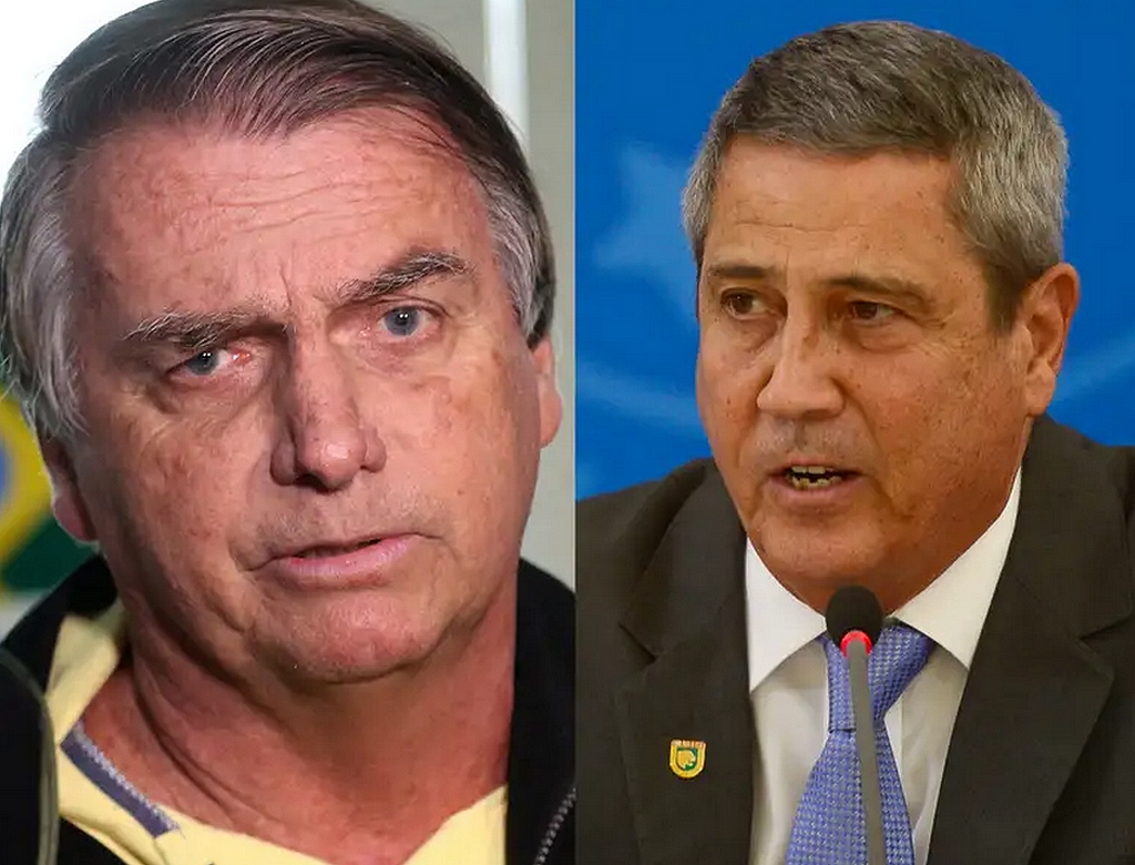 Jair Bolsonaro E Aliado (foto Reprodução Redes Sociais)