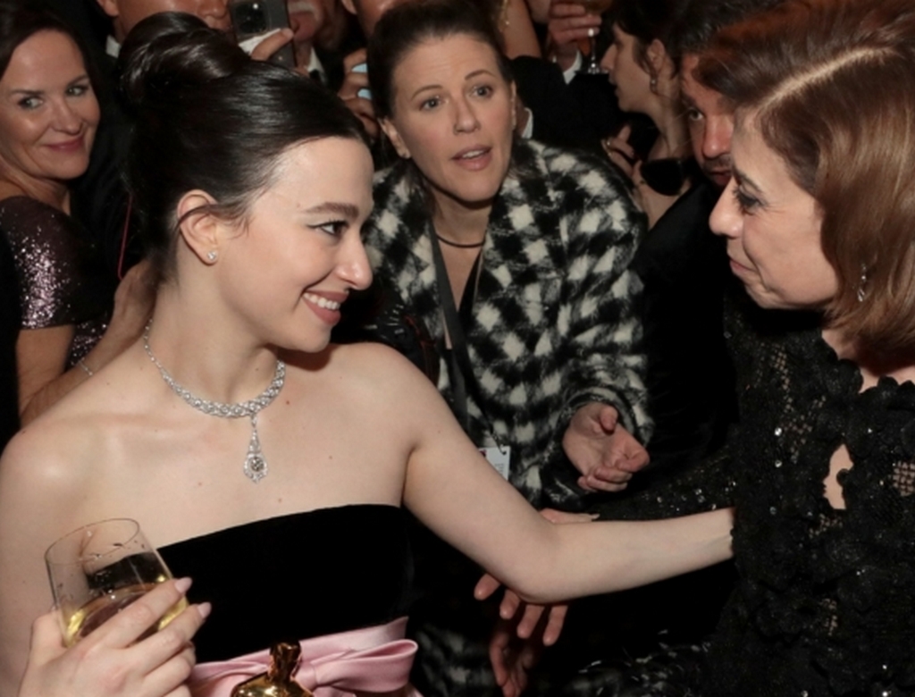 Mikey Madison e Fernanda Torres (Foto: Al Seib/The Academy via Getty Images/AFP)