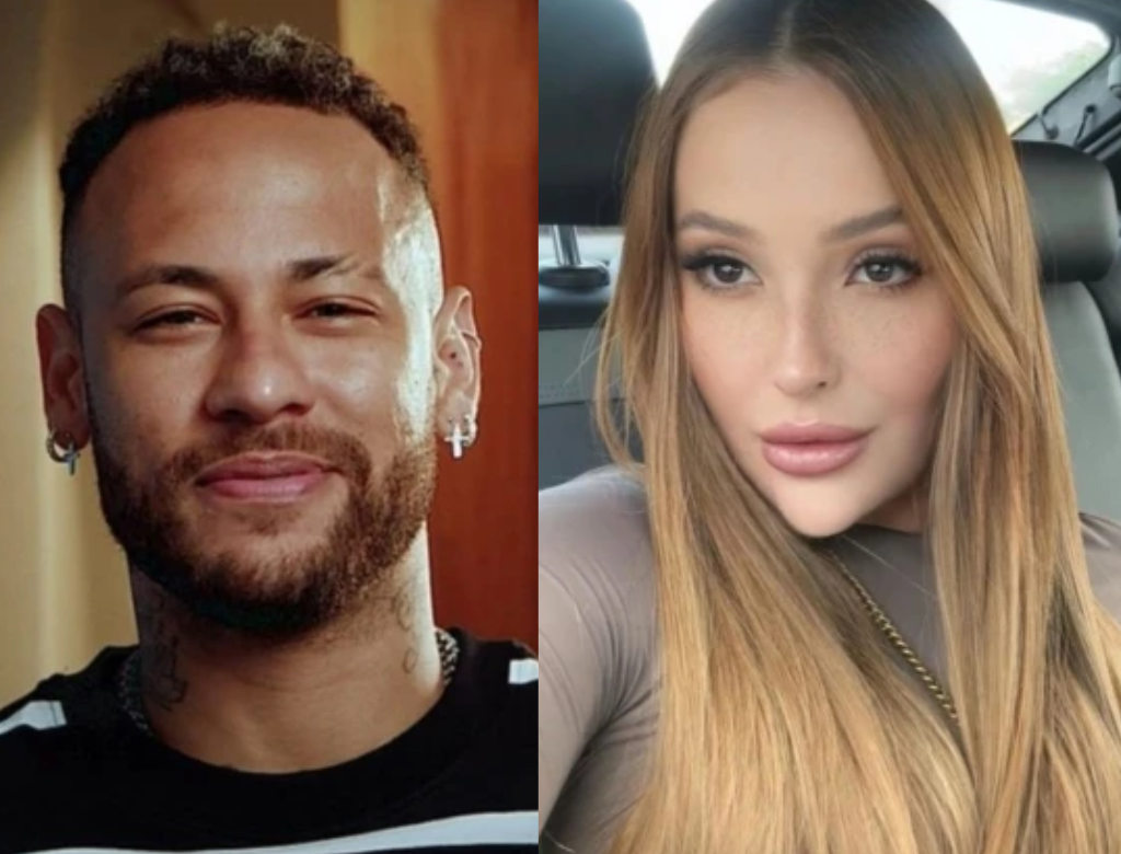 Neymar E Modelo (foto Reprodução Redes Sociais)