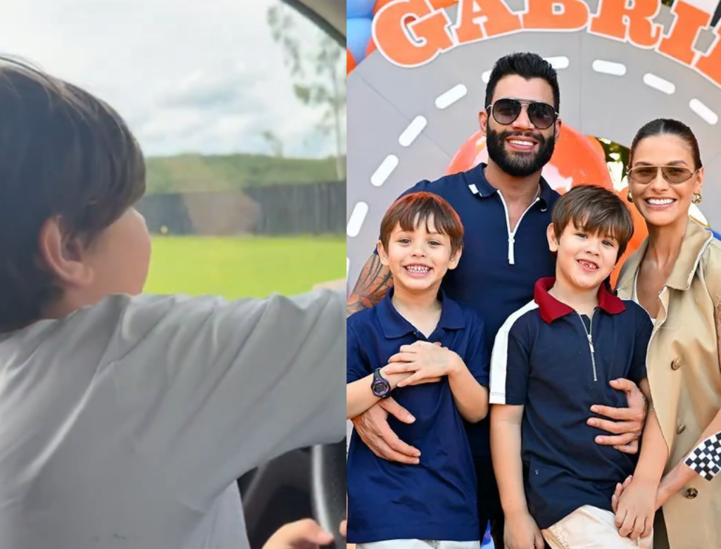 Gusttavo Lima E Família (foto Reprodução Redes Sociais)