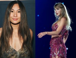 Lucy Guo e Taylor Swift (foto Reprodução Redes Sociais)