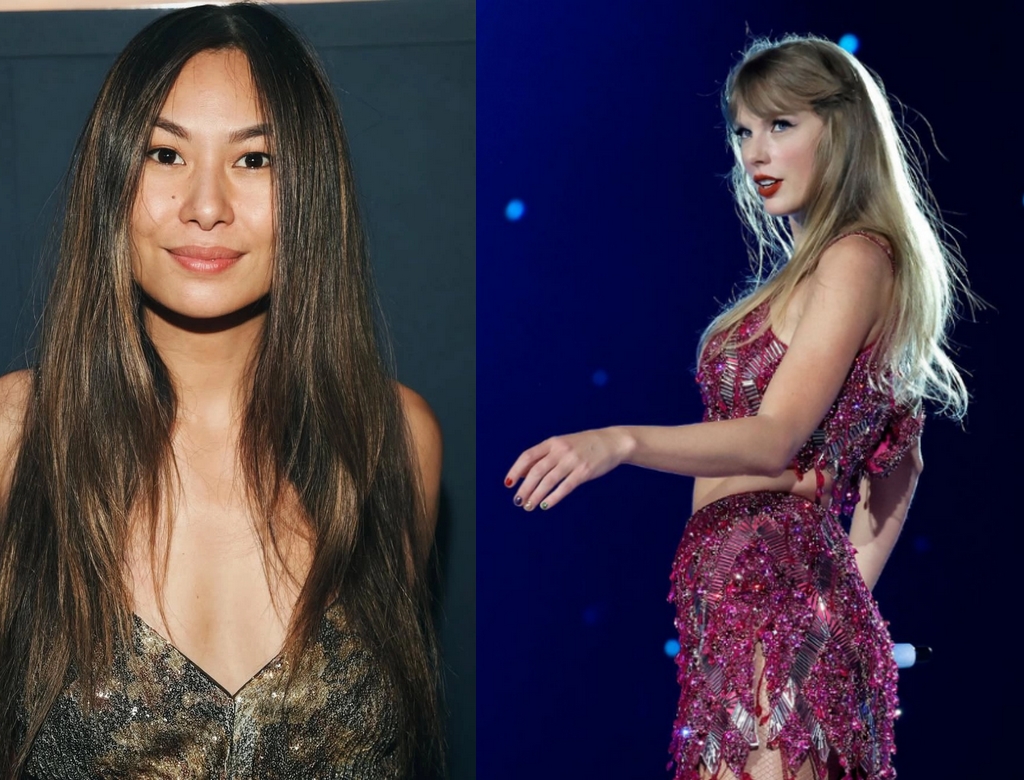 Lucy Guo e Taylor Swift (foto Reprodução Redes Sociais)