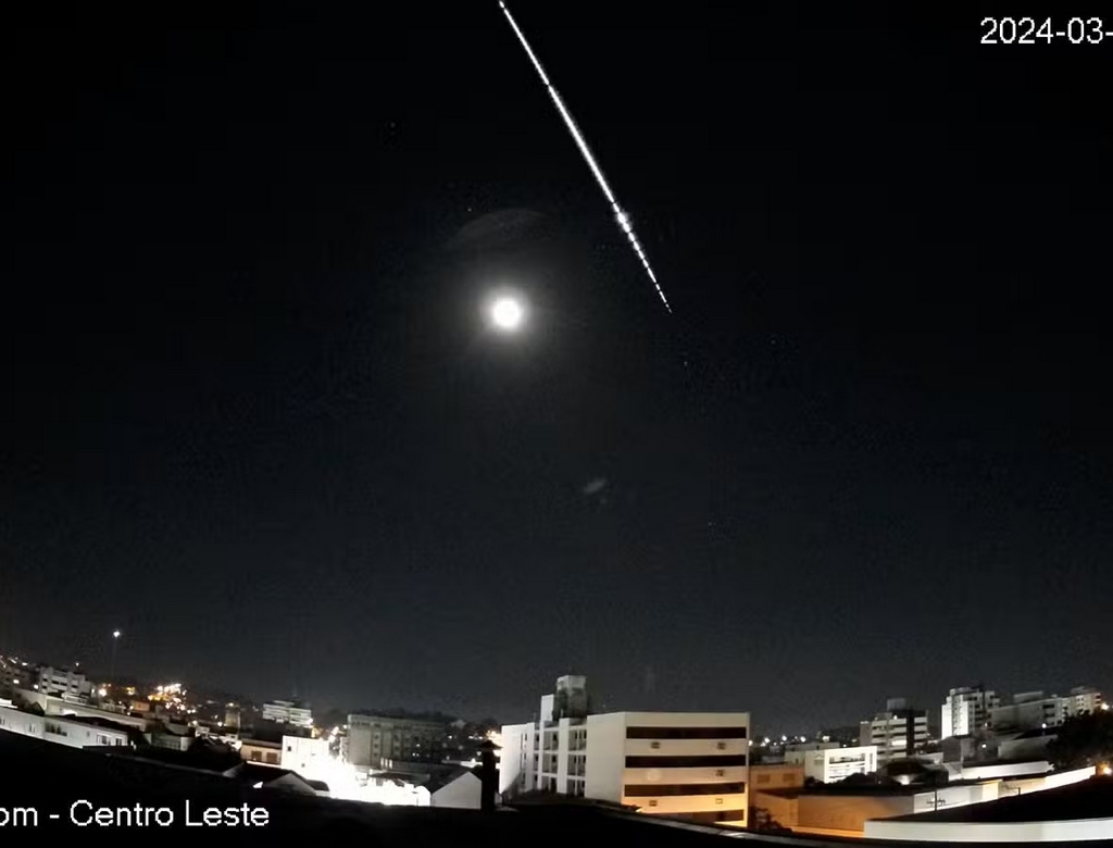 Meteoro (foto Reprodução Redes Sociais)