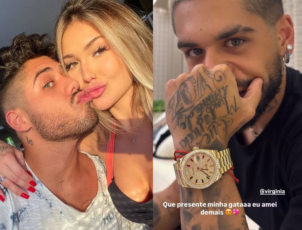 Zé Felipe E Virginia (foto Reprodução Redes Sociais)