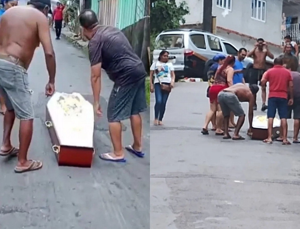 Caixão (foto Reprodução Redes Sociais) 5