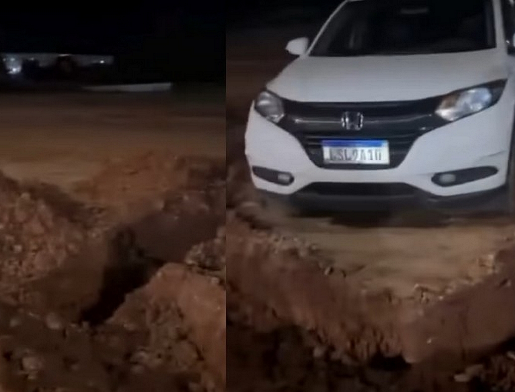 Carro Ilhado (foto Reprodução Redes Sociais) 5