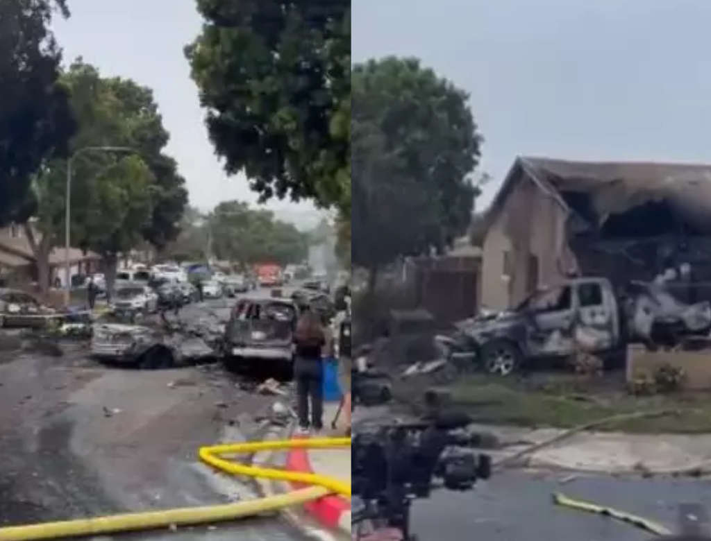 Jato Executivo Cai Em Bairro Militar E Deixa Duas Pessoas Mortas (foto Reprodução Redes Sociais)