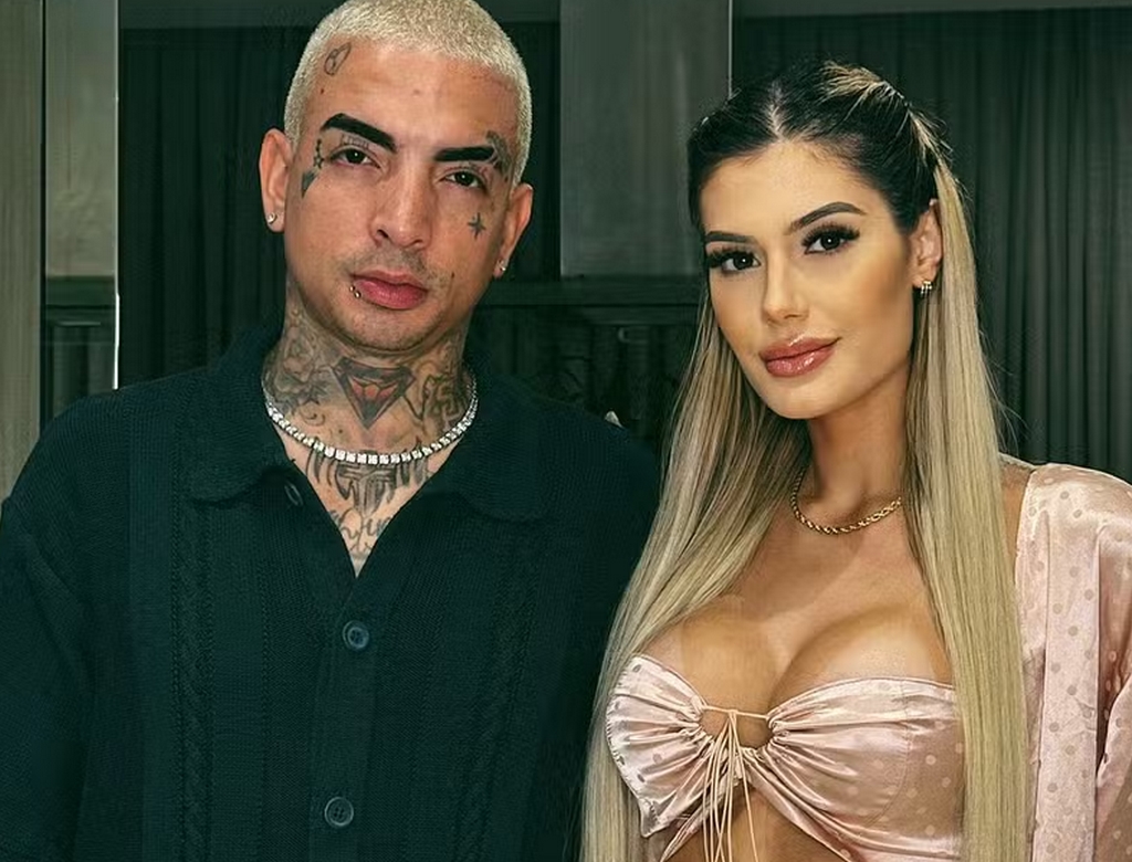 Mc Guimê e Fernanda Stroschein (foto Reprodução Redes Sociais) 1