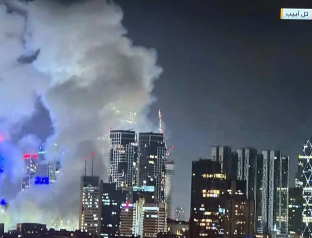 Israel entra em alerta após ataque com mísseis lançado do Irã (Foto Reprodução Redes Sociais)