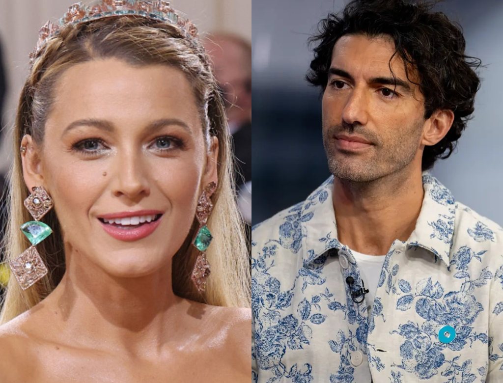 Justin Baldoni e Blake Lively (Foto Reprodução Redes Sociais)