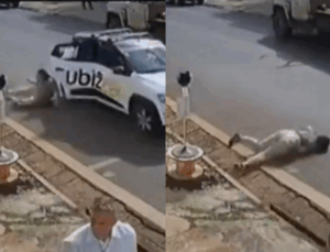 Passageira Se Joga De Carro Em Movimento Para Não Pagar Corrida (foto Reprodução Redes Sociais)