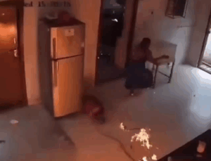 Vazamento De Gás De Botijão Provoca Explosão Na Índia (foto Reprodução Redes Sociais)